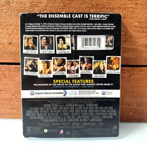 Saturday Night (Blu-ray + Digital) New Sealed Slip Cover Brand New Sealed - Picture 2 of 4